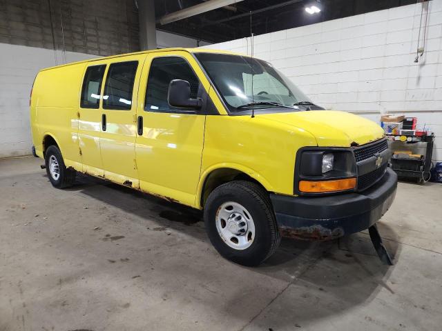 1GCZGUCG2B1113125 - 2011 CHEVROLET EXPRESS G3 YELLOW photo 4
