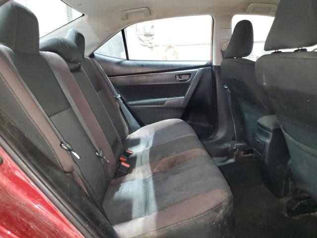 2T1BURHE9HC888086 - 2017 TOYOTA COROLLA L RED photo 10