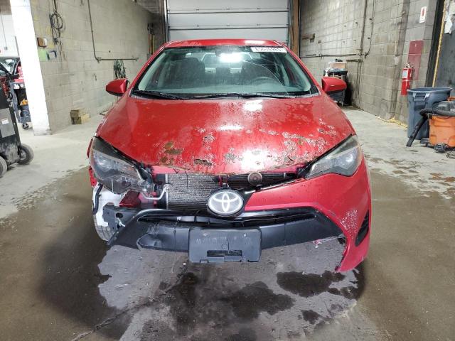 2T1BURHE9HC888086 - 2017 TOYOTA COROLLA L RED photo 5