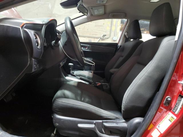 2T1BURHE9HC888086 - 2017 TOYOTA COROLLA L RED photo 7