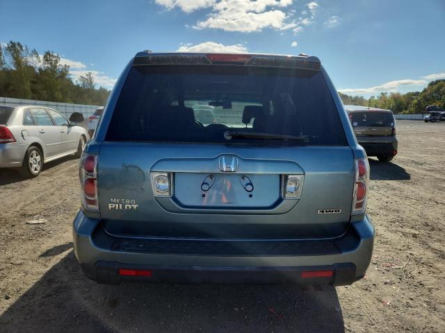 2HKYF18467H503852 - 2007 HONDA PILOT EX GREEN photo 6