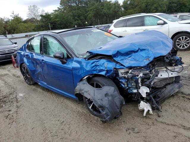 4T1B61HK0JU147072 - 2018 TOYOTA CAMRY XSE 蓝色 照片 4