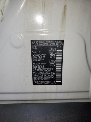 KNMAT2MV0LP520448 - 2020 NISSAN ROGUE S 白色 照片 14