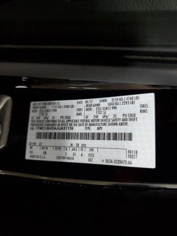 1FMCU9HD4JUA31139 - 2018 FORD ESCAPE SEL BLACK photo 13