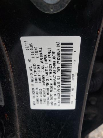 1HGCR3F92GA021108 - 2016 HONDA ACCORD TOURING Qara foto 12