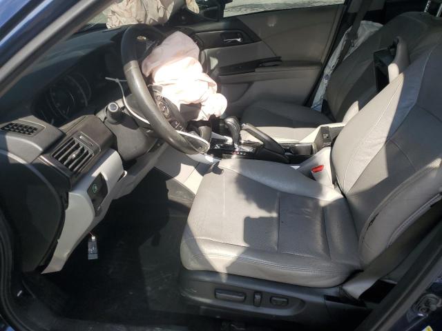 1HGCR2F83FA173480 - 2015 HONDA ACCORD EXL BLUE photo 7