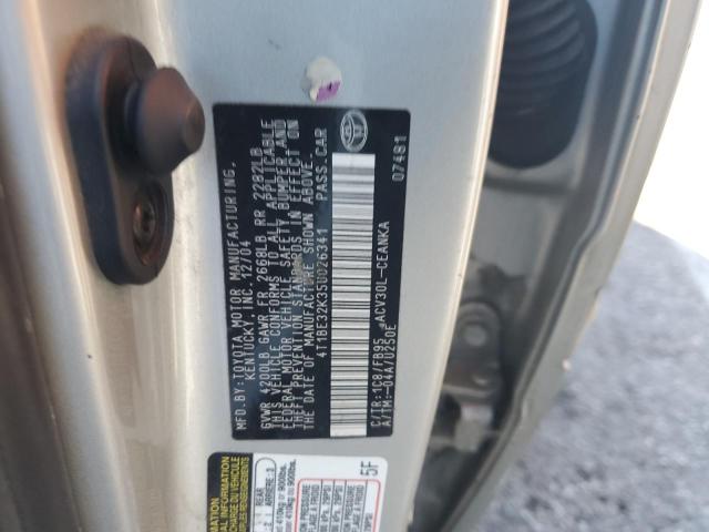 4T1BE32K35U026341 - 2005 TOYOTA CAMRY LE GRAY photo 13