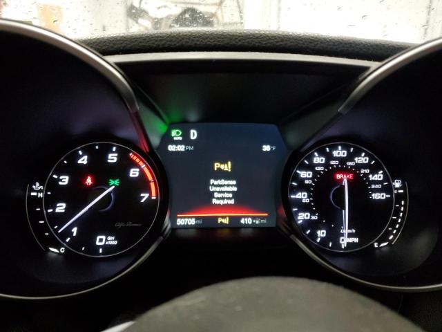 ZARFAEDN3H7555592 - 2017 ALFA ROMEO GIULIA Q4 BLUE photo 9