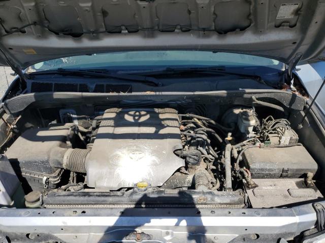 5TFRM5F1XAX019804 - 2010 TOYOTA TUNDRA DOUBLE CAB SR5 SILVER photo 11