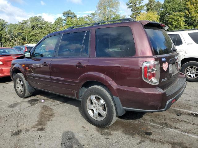 5FNYF28527B047569 - 2007 HONDA PILOT EXL BURGUNDY photo 2