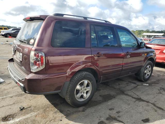 5FNYF28527B047569 - 2007 HONDA PILOT EXL BURGUNDY photo 3