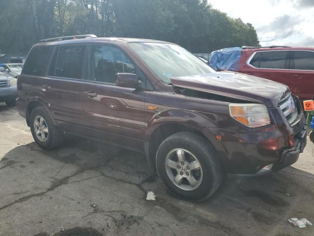 5FNYF28527B047569 - 2007 HONDA PILOT EXL BURGUNDY photo 4