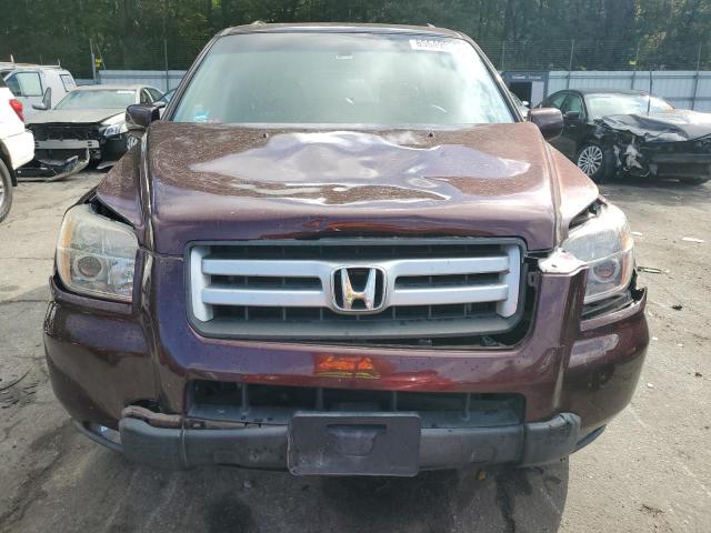 5FNYF28527B047569 - 2007 HONDA PILOT EXL BURGUNDY photo 5