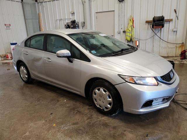 19XFB2F50EE221227 - 2014 HONDA CIVIC LX ვერცხლისფერი ფოტო 4