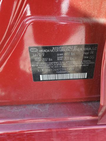 5NPE24AF2JH615499 - 2018 HYUNDAI SONATA SE Қызыл фото 13