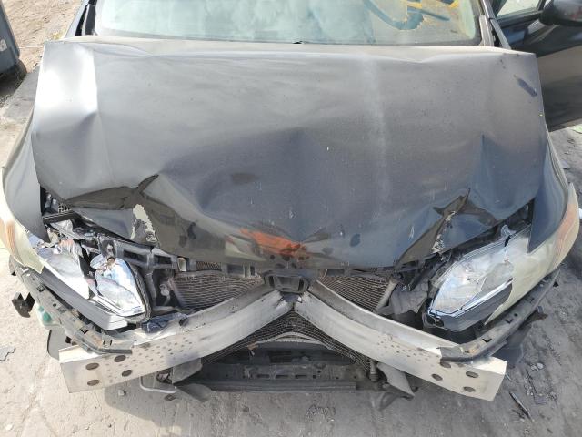 2HGFB2F58CH591196 - 2012 HONDA CIVIC LX BLACK photo 11