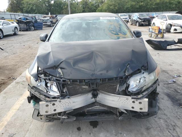 2HGFB2F58CH591196 - 2012 HONDA CIVIC LX BLACK photo 5