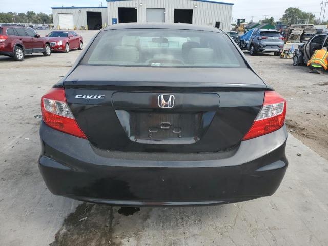 2HGFB2F58CH591196 - 2012 HONDA CIVIC LX BLACK photo 6