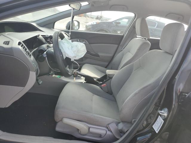2HGFB2F58CH591196 - 2012 HONDA CIVIC LX BLACK photo 7