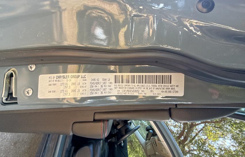 1C4PJMBS3FW528252 - 2015 JEEP CHEROKEE TRAILHAWK GRAY photo 10