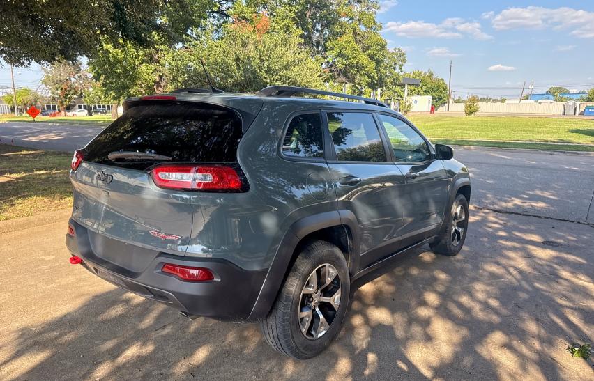 1C4PJMBS3FW528252 - 2015 JEEP CHEROKEE TRAILHAWK GRAY photo 4