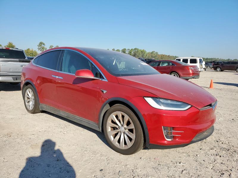 5YJXCBE21JF114779 - 2018 TESLA MODEL X RED photo 4