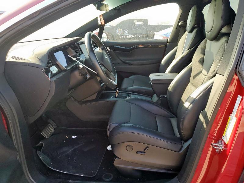 5YJXCBE21JF114779 - 2018 TESLA MODEL X RED photo 7