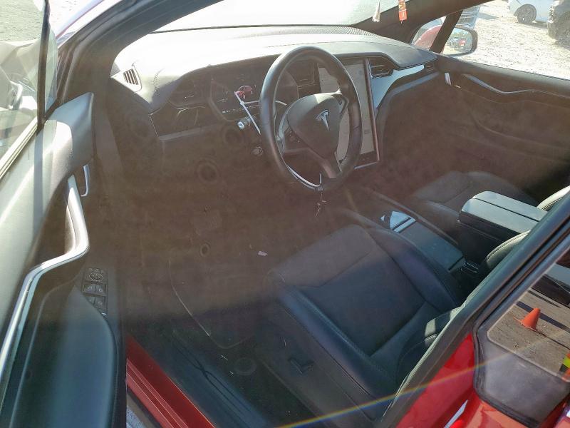 5YJXCBE21JF114779 - 2018 TESLA MODEL X RED photo 8