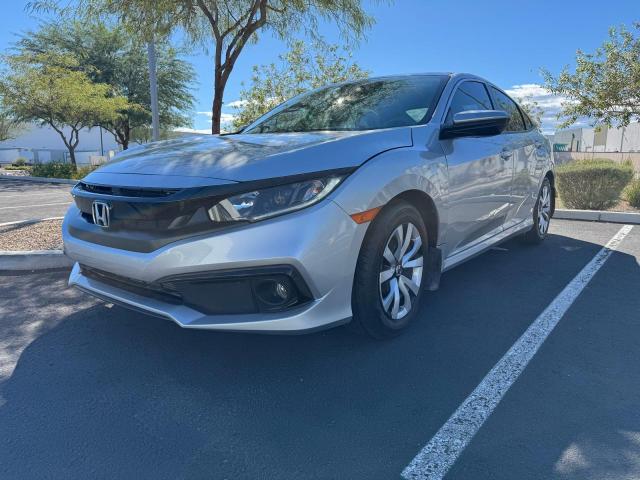 2HGFC2F60LH597970 - 2020 HONDA CIVIC LX SILVER photo 2