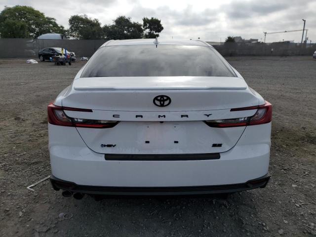 4T1DAACK2SU194300 - 2025 TOYOTA CAMRY XSE WHITE photo 6