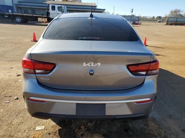 3KPA24AD6PE617251 - 2023 KIA RIO LX CHARCOAL photo 6
