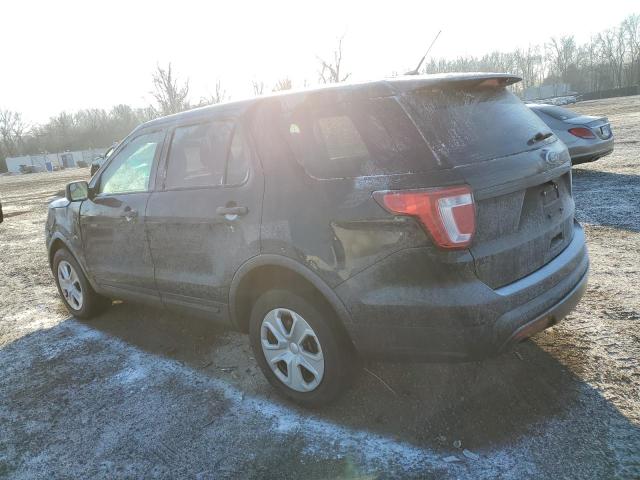 1FM5K8AR4GGB81578 - 2016 FORD EXPLORER POLICE INTERCEPTOR შავი ფოტო 2
