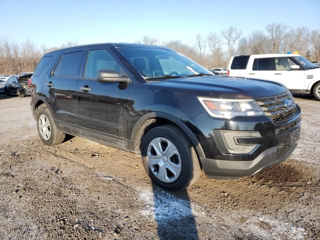 1FM5K8AR4GGB81578 - 2016 FORD EXPLORER POLICE INTERCEPTOR შავი ფოტო 4