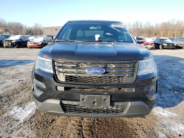 1FM5K8AR4GGB81578 - 2016 FORD EXPLORER POLICE INTERCEPTOR შავი ფოტო 5