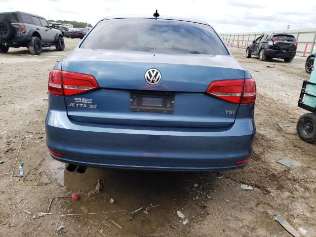 3VWD17AJ8FM246988 - 2015 VOLKSWAGEN JETTA SE أزرق صورة 6