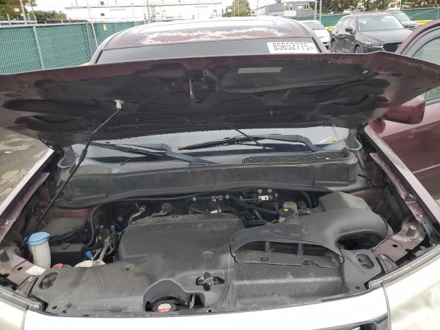 5FNYF3H52DB019921 - 2013 HONDA PILOT EXL MAROON photo 11