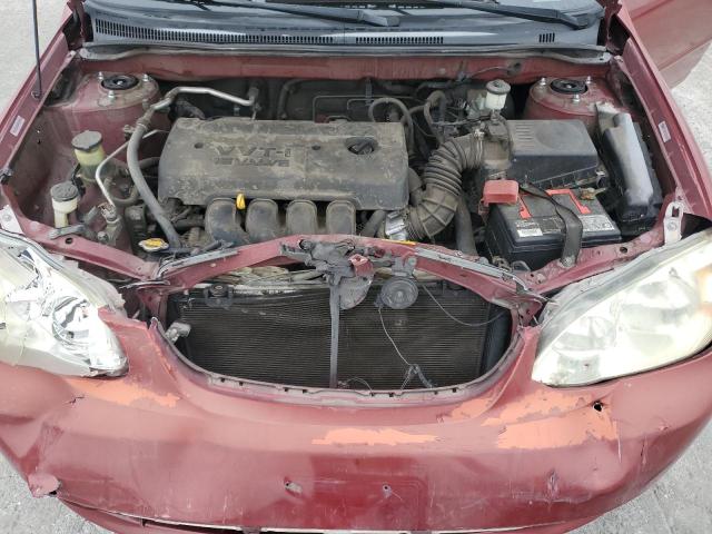 1NXBR32E28Z948554 - 2008 TOYOTA COROLLA CE Burgund zdjęcie 11