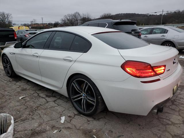 WBA6D6C57JG388875 - 2018 BMW 650 XI GRAN COUPE WHITE photo 2