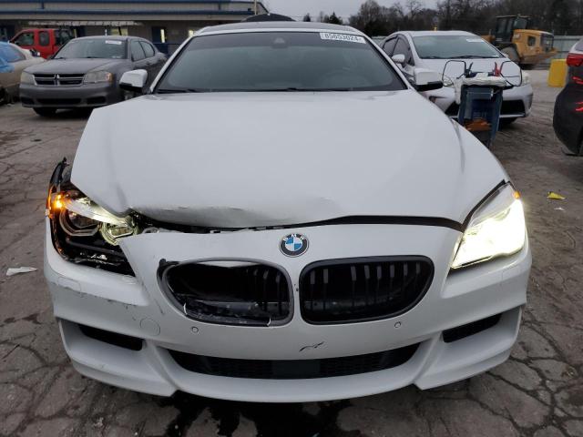 WBA6D6C57JG388875 - 2018 BMW 650 XI GRAN COUPE WHITE photo 5