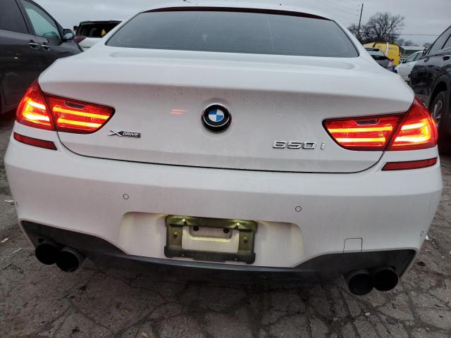 WBA6D6C57JG388875 - 2018 BMW 650 XI GRAN COUPE WHITE photo 6