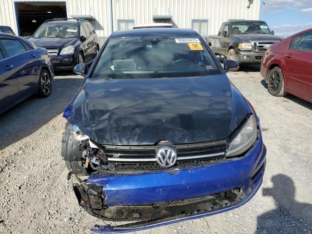 WVWVF7AU7HW183520 - 2017 VOLKSWAGEN GOLF R BLUE photo 5