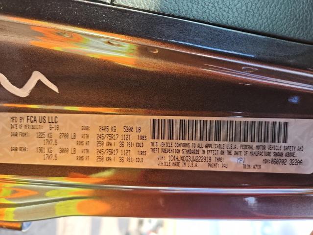 1C4HJXDG3JW222918 - 2018 JEEP WRANGLER U SPORT ნაცრისფერი ფოტო 14