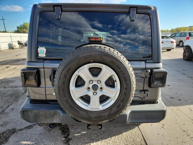 1C4HJXDG3JW222918 - 2018 JEEP WRANGLER U SPORT ნაცრისფერი ფოტო 6