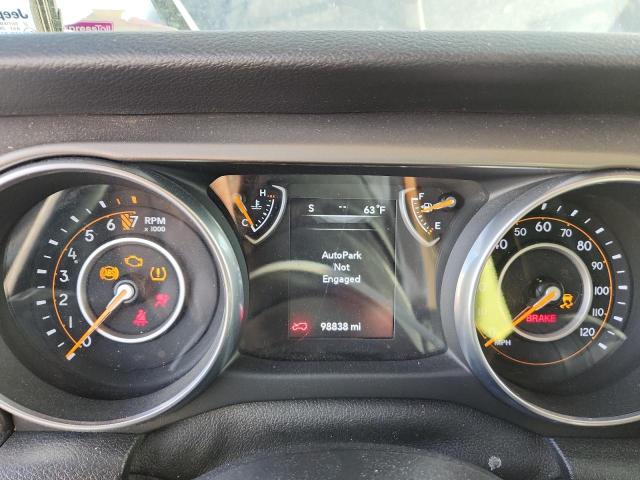 1C4HJXDG3JW222918 - 2018 JEEP WRANGLER U SPORT ნაცრისფერი ფოტო 9