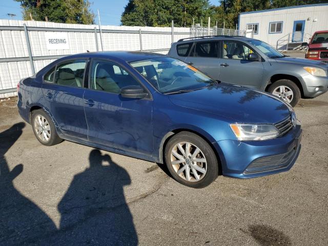 3VWD17AJ0FM414848 - 2015 VOLKSWAGEN JETTA SE BLUE photo 4