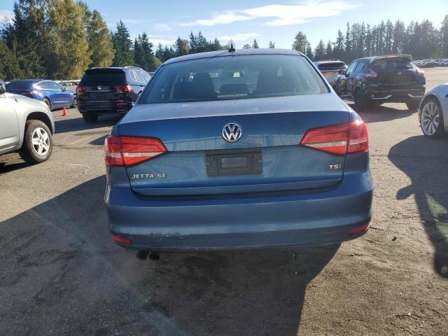 3VWD17AJ0FM414848 - 2015 VOLKSWAGEN JETTA SE BLUE photo 6