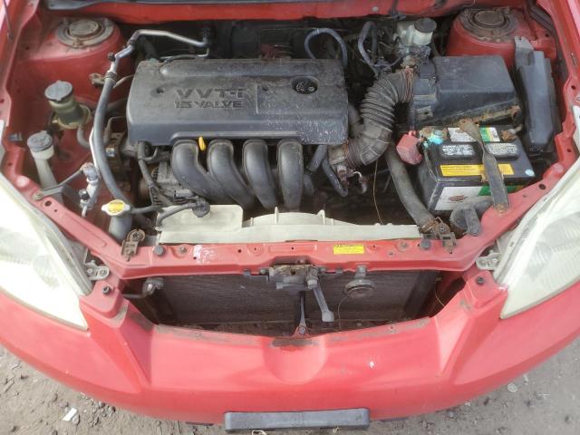 2T1KR32E56C565741 - 2006 TOYOTA COROLLA MA XR RED photo 11