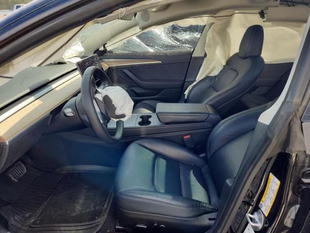 5YJ3E1EAXPF592735 - 2023 TESLA MODEL 3 BLACK photo 7