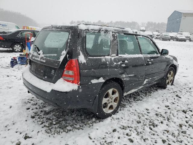 JF1SG65643H751182 - 2003 SUBARU FORESTER 2.5XS შავი ფოტო 3