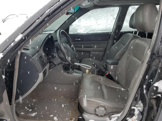 JF1SG65643H751182 - 2003 SUBARU FORESTER 2.5XS შავი ფოტო 7
